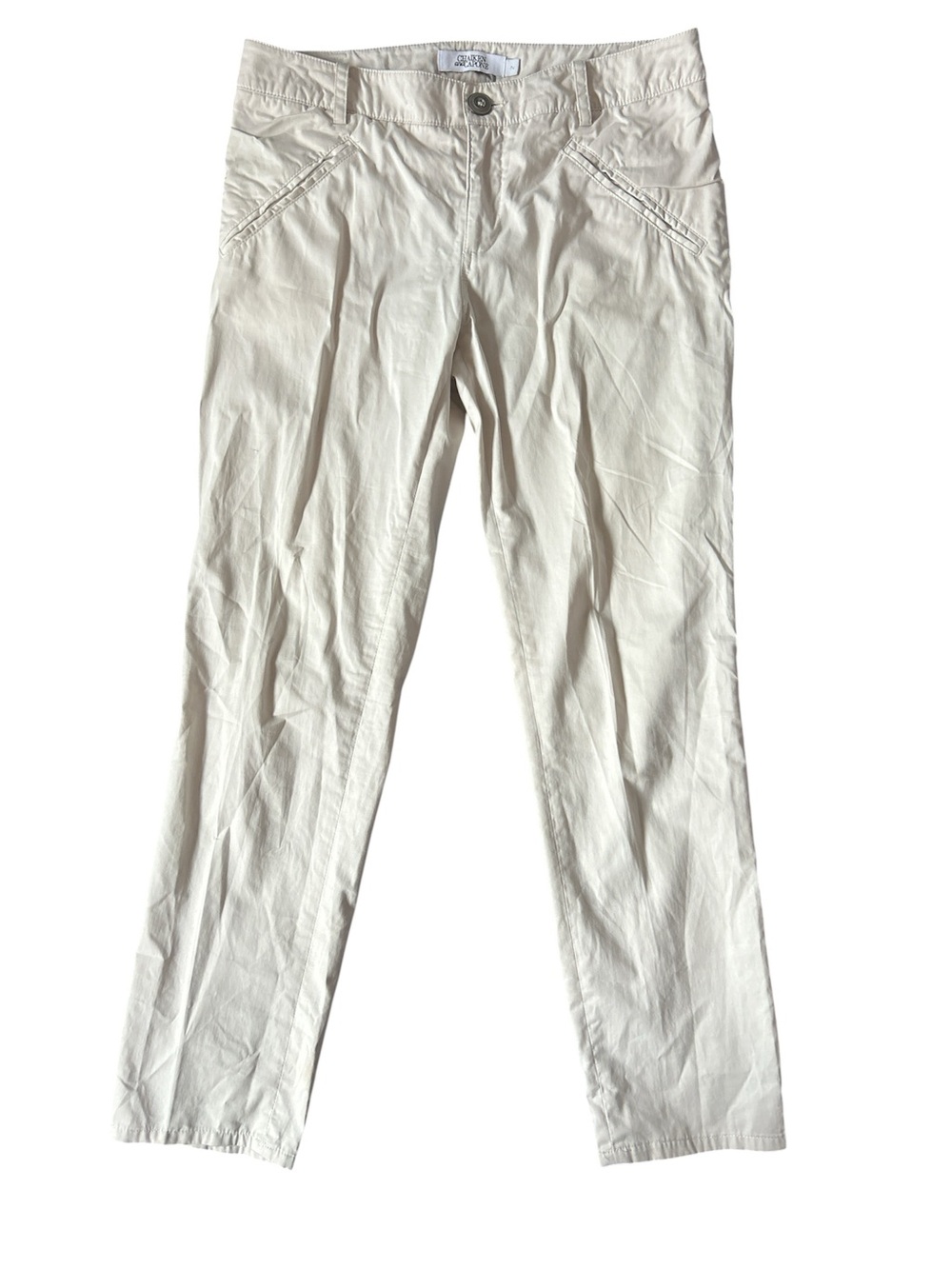 Off-white Straight-Leg Capris